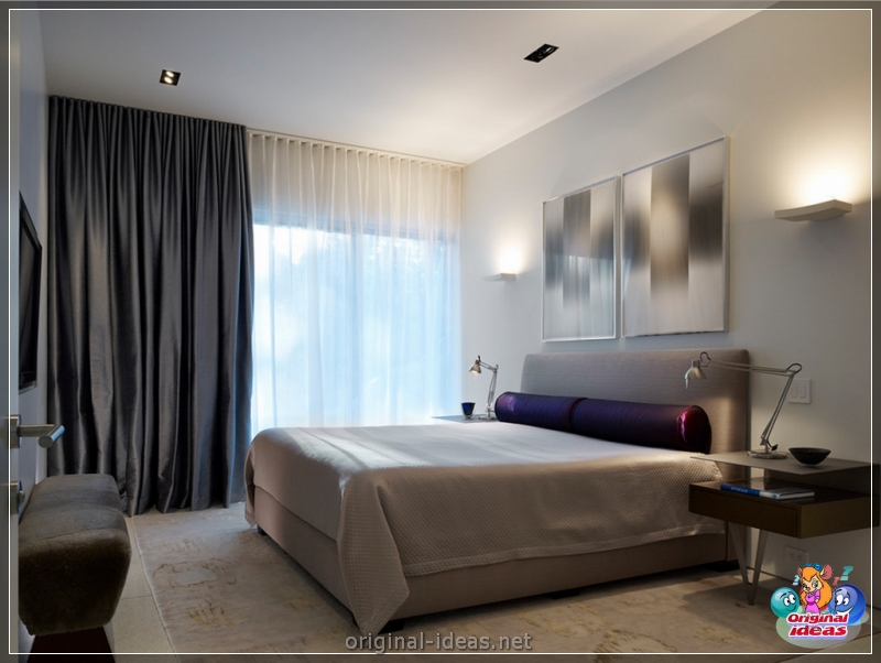 Tul en el dormitorio: 150 fotos del diseño elegante y acogedor del tul en el interior del dormitorio (dormitorio, diseño, interior, para interior dormitorio) Tul en el dormitorio: 150 fotos del diseño elegante y acogedor del tul en el interior del dormitorio