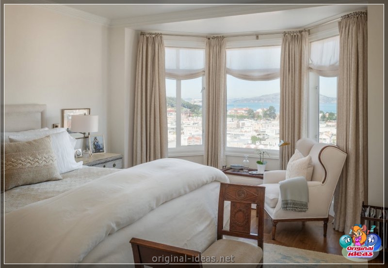 Tul en el dormitorio: 150 fotos del diseño elegante y acogedor del tul en el interior del dormitorio (dormitorio, diseño, interior, para interior dormitorio) Tul en el dormitorio: 150 fotos del diseño elegante y acogedor del tul en el interior del dormitorio