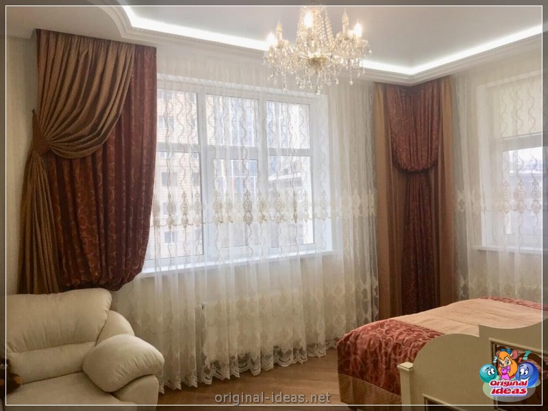 Tul en el dormitorio: 150 fotos del diseño elegante y acogedor del tul en el interior del dormitorio (dormitorio, diseño, interior, para interior dormitorio) Tul en el dormitorio: 150 fotos del diseño elegante y acogedor del tul en el interior del dormitorio