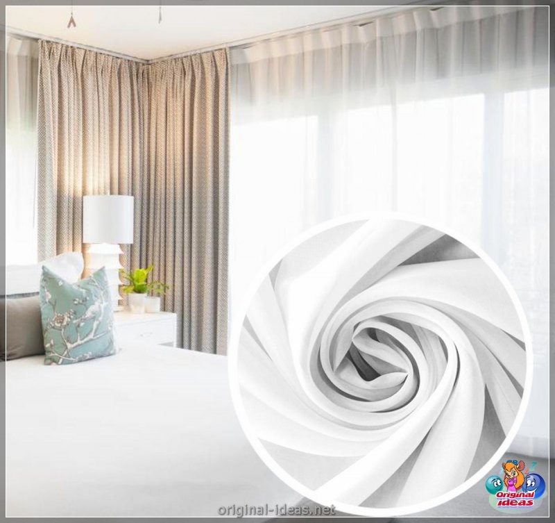 Tul en el dormitorio: 150 fotos del diseño elegante y acogedor del tul en el interior del dormitorio (dormitorio, diseño, interior, para interior dormitorio) Tul en el dormitorio: 150 fotos del diseño elegante y acogedor del tul en el interior del dormitorio
