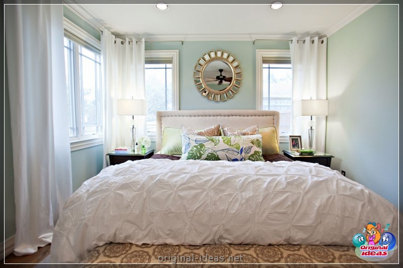 Tul en el dormitorio: 150 fotos del diseño elegante y acogedor del tul en el interior del dormitorio (dormitorio, diseño, interior, para interior dormitorio) Tul en el dormitorio: 150 fotos del diseño elegante y acogedor del tul en el interior del dormitorio