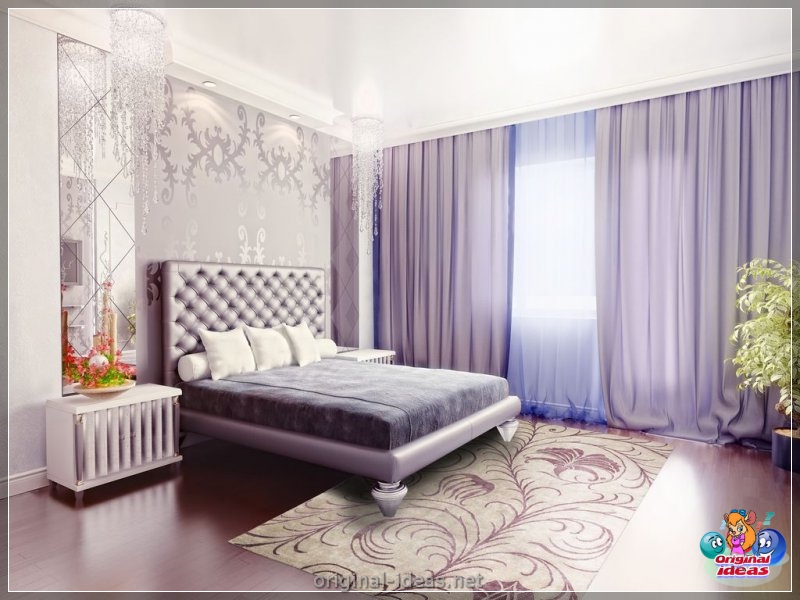 Tul en el dormitorio: 150 fotos del diseño elegante y acogedor del tul en el interior del dormitorio (dormitorio, diseño, interior, para interior dormitorio) Tul en el dormitorio: 150 fotos del diseño elegante y acogedor del tul en el interior del dormitorio