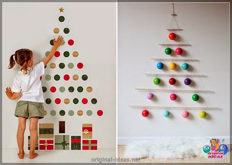 Árboles de Navidad en la pared con tus propias manos: Foto Cómo hacer un árbol de Navidad desde guirnaldas, ramas, tablas, bastidores, papeles, oropel, oropel, oropel (árboles, navidad, pared, propias) Árboles de Navidad en la pared con tus propias manos: Foto Cómo hacer un árbol de Navidad desde guirnaldas, ramas, tablas, bastidores, papeles, oropel, oropel, oropel