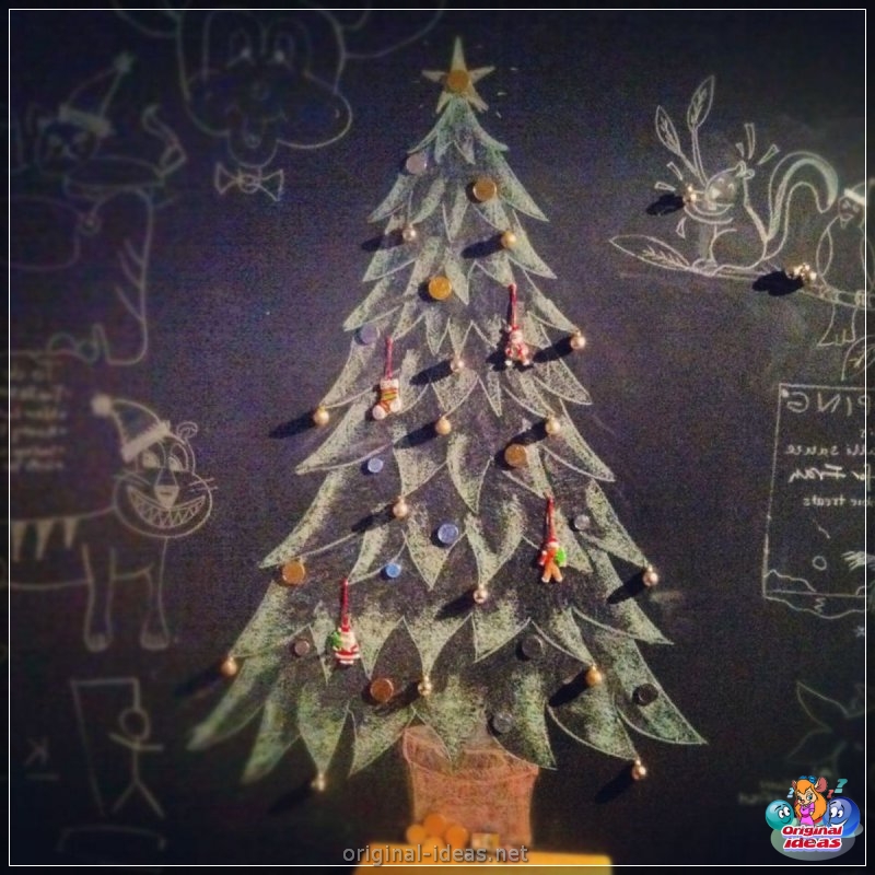 Árboles de Navidad en la pared con tus propias manos: Foto Cómo hacer un árbol de Navidad desde guirnaldas, ramas, tablas, bastidores, papeles, oropel, oropel, oropel (árboles, navidad, pared, propias) Árboles de Navidad en la pared con tus propias manos: Foto Cómo hacer un árbol de Navidad desde guirnaldas, ramas, tablas, bastidores, papeles, oropel, oropel, oropel