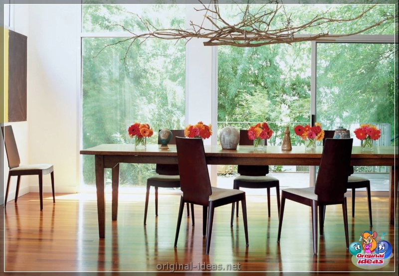Mesa de comedor: diseño moderno y elegante (111 fotos) (mesa, comedor, diseño, moderno) Mesa de comedor: diseño moderno y elegante (111 fotos)