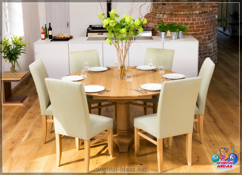 Mesa de comedor: diseño moderno y elegante (111 fotos) (mesa, comedor, diseño, moderno) Mesa de comedor: diseño moderno y elegante (111 fotos)