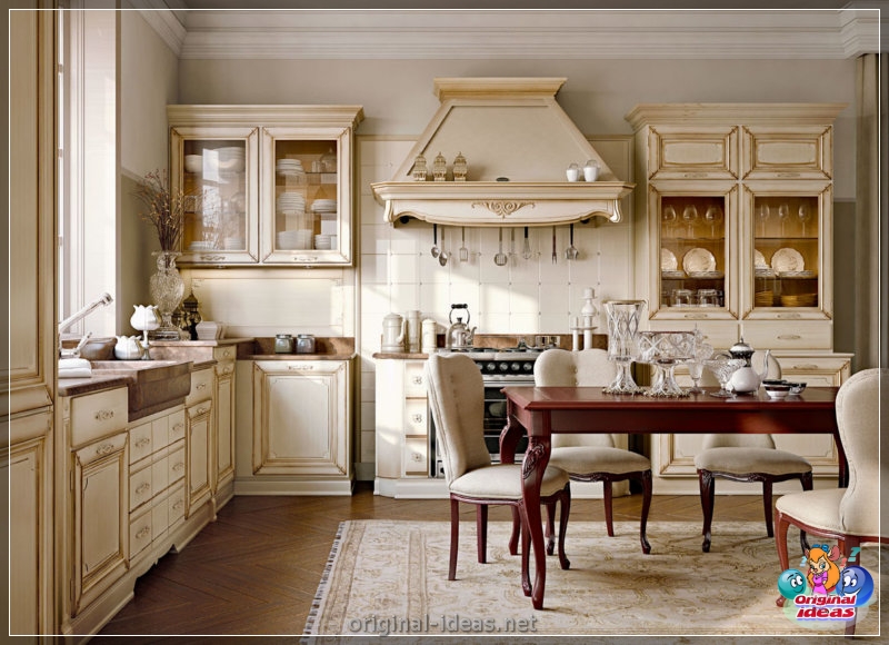 Cocina en un estilo clásico: 100 fotos del mejor diseño (cocina, estilo, clásico, fotos) Cocina en un estilo clásico: 100 fotos del mejor diseño