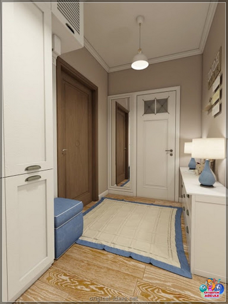 Das Innere des Flurs in der Wohnung in hellen Farben: Das Design des Korridors in verschiedenen Stilen, wie man ein gemütliches Interieur in hellen Farben macht (innere, flurs, wohnung, hellen) Das Innere des Flurs in der Wohnung in hellen Farben: Das Design des Korridors in verschiedenen Stilen, wie man ein gemütliches Interieur in hellen Farben macht