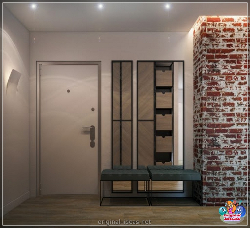 Das Innere des Flurs in der Wohnung in hellen Farben: Das Design des Korridors in verschiedenen Stilen, wie man ein gemütliches Interieur in hellen Farben macht (innere, flurs, wohnung, hellen) Das Innere des Flurs in der Wohnung in hellen Farben: Das Design des Korridors in verschiedenen Stilen, wie man ein gemütliches Interieur in hellen Farben macht