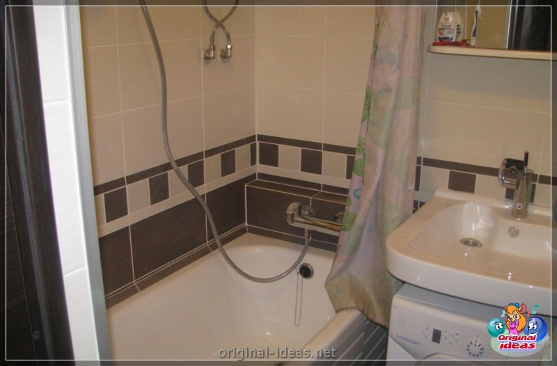 Baño en el apartamento (baño, apartamento, baño moderno apartamento, Cómo planificar situación) Baño en el apartamento