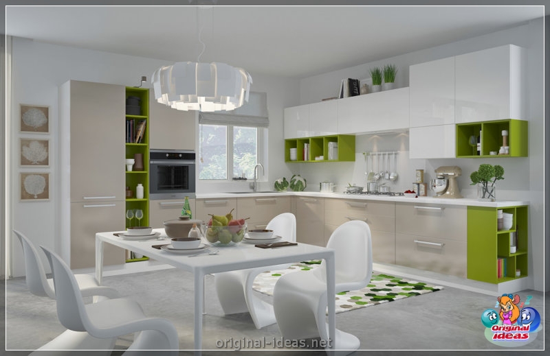 Cocinas modulares: 65 fotos de las mejores ideas de interior y diseño (cocinas, modulares, fotos, interior) Cocinas modulares: 65 fotos de las mejores ideas de interior y diseño