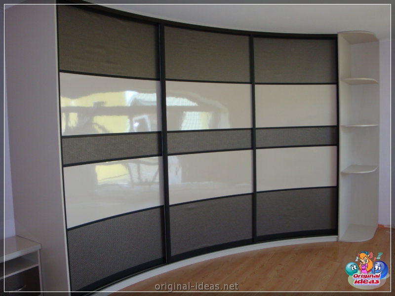 Radius cabinets - 65 photos of new products of finished furniture in the interior (radius, cabinets, photos, products) Radius cabinets - 65 photos of new products of finished furniture in the interior