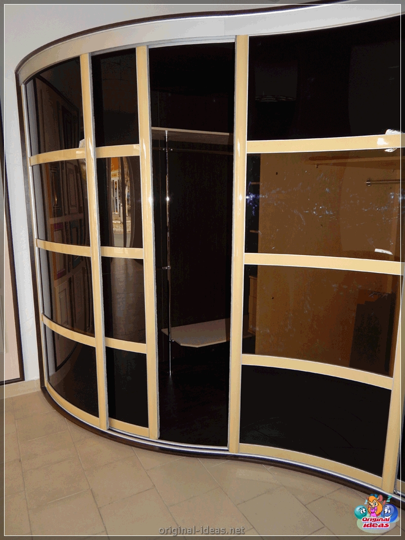 Radius cabinets - 65 photos of new products of finished furniture in the interior (radius, cabinets, photos, products) Radius cabinets - 65 photos of new products of finished furniture in the interior