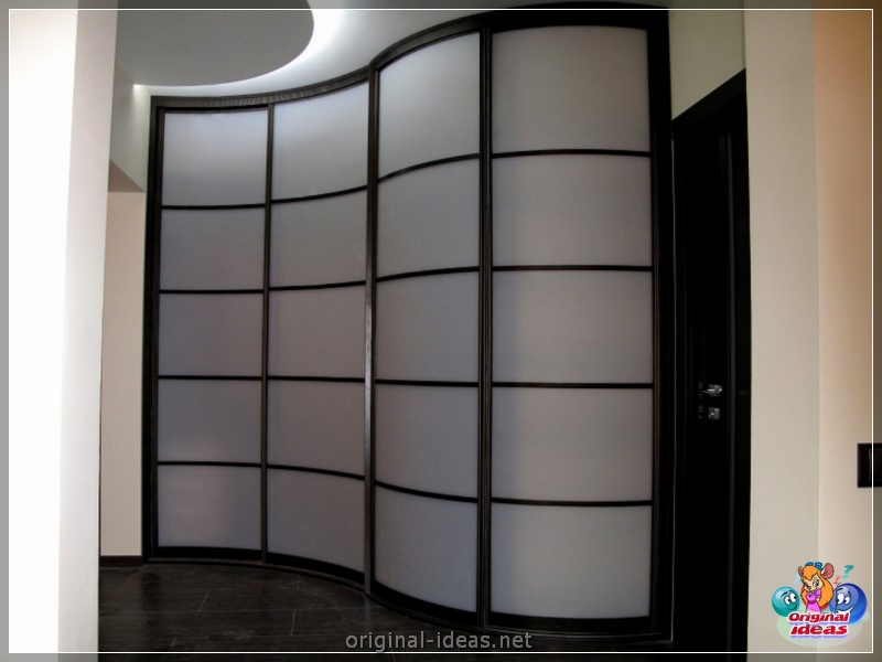 Radius cabinets - 65 photos of new products of finished furniture in the interior (radius, cabinets, photos, products) Radius cabinets - 65 photos of new products of finished furniture in the interior