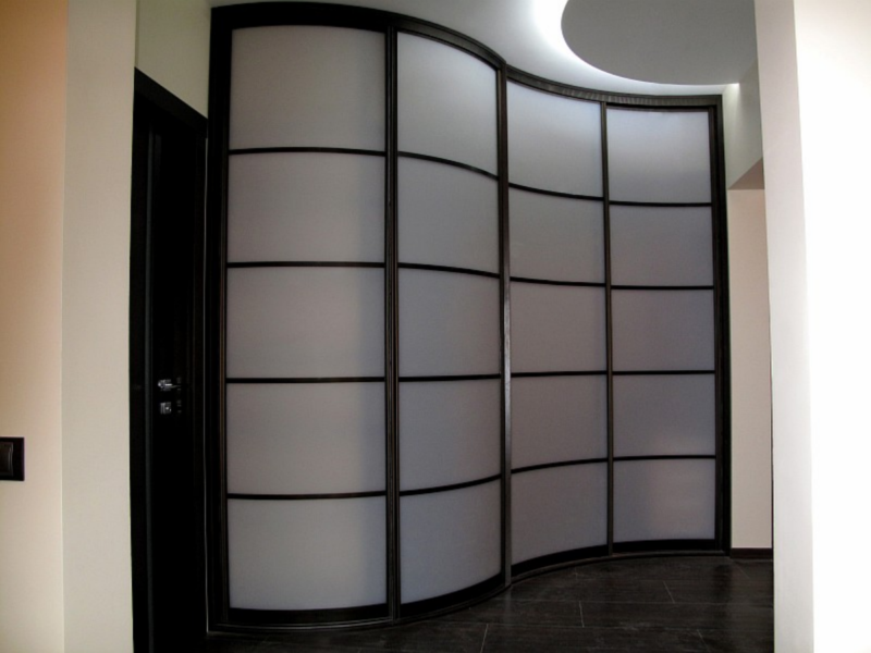 Radius cabinets - 65 photos of new products of finished furniture in the interior (radius, cabinets, photos, products) Radius cabinets - 65 photos of new products of finished furniture in the interior