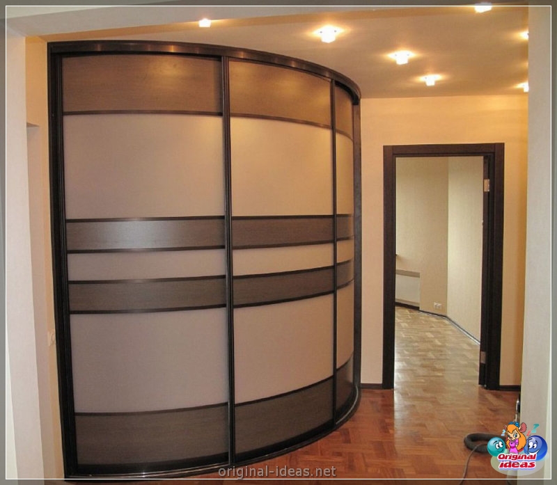 Radius cabinets - 65 photos of new products of finished furniture in the interior (radius, cabinets, photos, products) Radius cabinets - 65 photos of new products of finished furniture in the interior