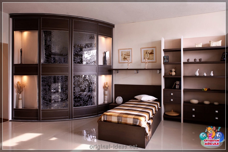 Radius cabinets - 65 photos of new products of finished furniture in the interior (radius, cabinets, photos, products) Radius cabinets - 65 photos of new products of finished furniture in the interior