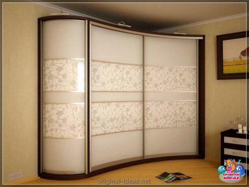 Radius cabinets - 65 photos of new products of finished furniture in the interior (radius, cabinets, photos, products) Radius cabinets - 65 photos of new products of finished furniture in the interior