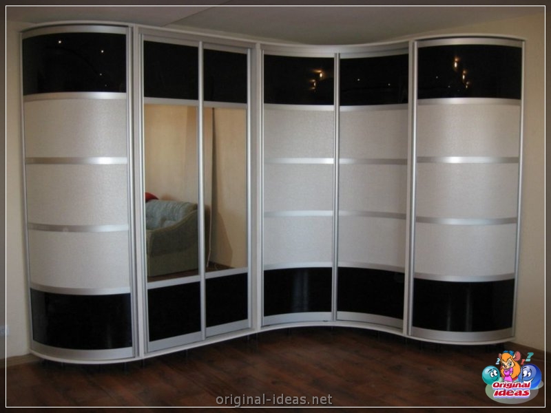 Radius cabinets - 65 photos of new products of finished furniture in the interior (radius, cabinets, photos, products) Radius cabinets - 65 photos of new products of finished furniture in the interior