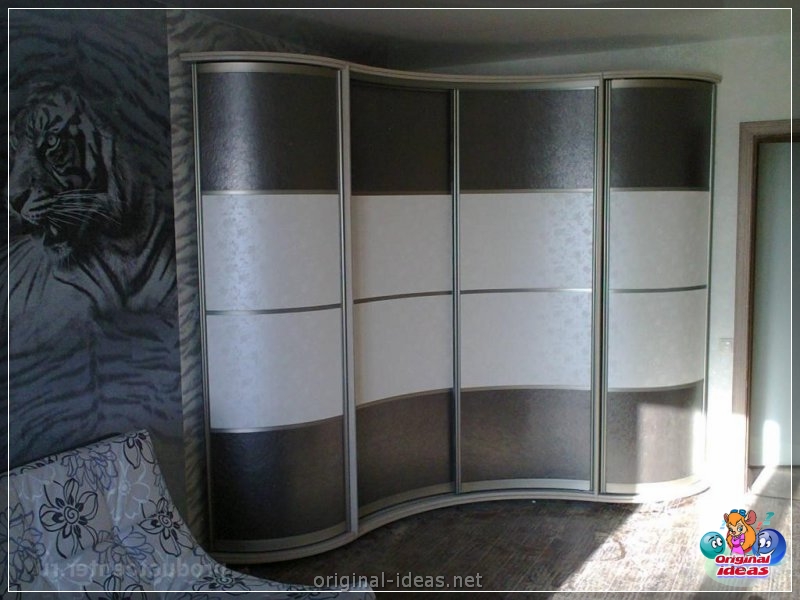 Radius cabinets - 65 photos of new products of finished furniture in the interior (radius, cabinets, photos, products) Radius cabinets - 65 photos of new products of finished furniture in the interior
