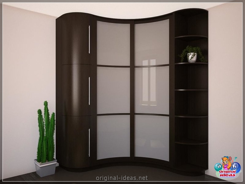 Radius cabinets - 65 photos of new products of finished furniture in the interior (radius, cabinets, photos, products) Radius cabinets - 65 photos of new products of finished furniture in the interior
