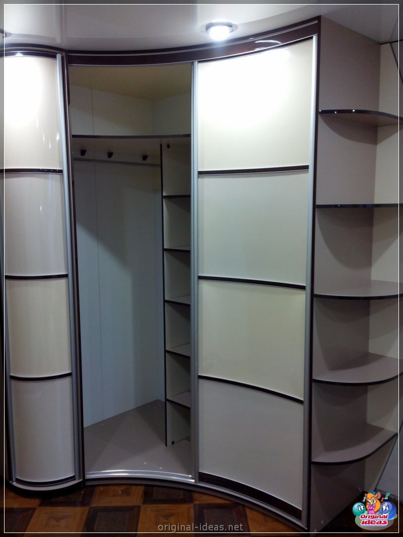 Radius cabinets - 65 photos of new products of finished furniture in the interior (radius, cabinets, photos, products) Radius cabinets - 65 photos of new products of finished furniture in the interior