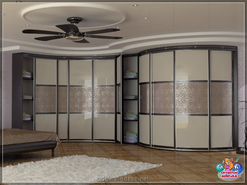 Radius cabinets - 65 photos of new products of finished furniture in the interior (radius, cabinets, photos, products) Radius cabinets - 65 photos of new products of finished furniture in the interior