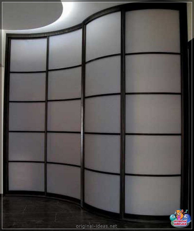 Radius cabinets - 65 photos of new products of finished furniture in the interior (radius, cabinets, photos, products) Radius cabinets - 65 photos of new products of finished furniture in the interior