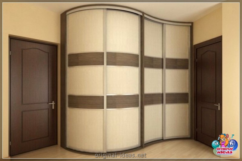 Radius cabinets - 65 photos of new products of finished furniture in the interior (radius, cabinets, photos, products) Radius cabinets - 65 photos of new products of finished furniture in the interior