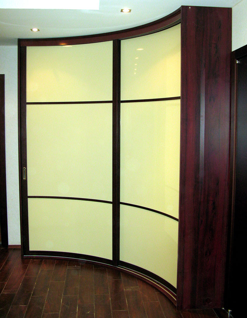 Radius cabinets - 65 photos of new products of finished furniture in the interior (radius, cabinets, photos, products) Radius cabinets - 65 photos of new products of finished furniture in the interior