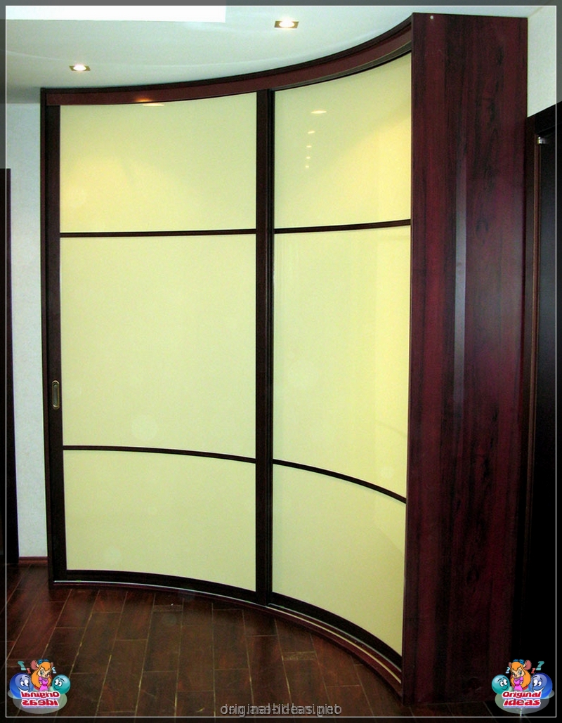 Radius cabinets - 65 photos of new products of finished furniture in the interior (radius, cabinets, photos, products) Radius cabinets - 65 photos of new products of finished furniture in the interior