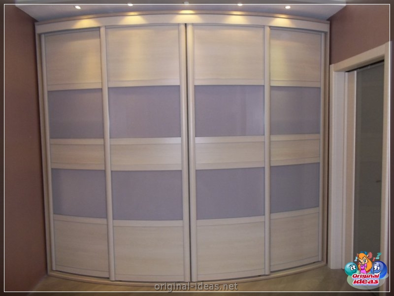 Radius cabinets - 65 photos of new products of finished furniture in the interior (radius, cabinets, photos, products) Radius cabinets - 65 photos of new products of finished furniture in the interior
