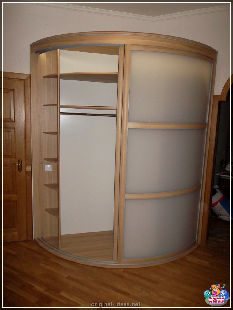 Radius cabinets - 65 photos of new products of finished furniture in the interior (radius, cabinets, photos, products) Radius cabinets - 65 photos of new products of finished furniture in the interior