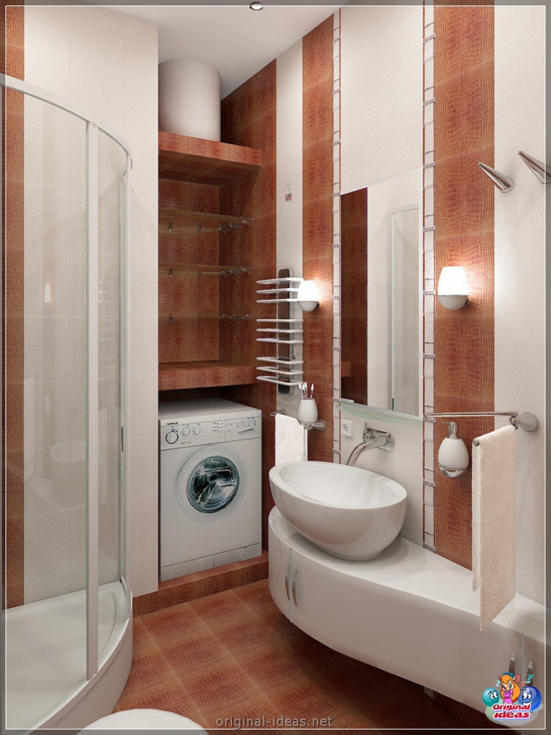 Baño en el apartamento - 55 fotos de las mejores ideas de diseño de interiores (baño, apartamento, fotos, ideas, diseño) Baño en el apartamento - 55 fotos de las mejores ideas de diseño de interiores