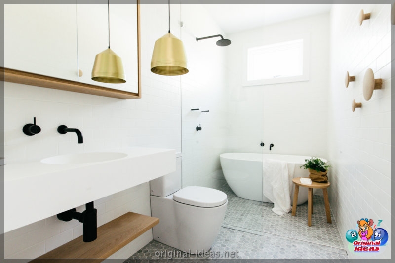 Baño en el apartamento - 55 fotos de las mejores ideas de diseño de interiores (baño, apartamento, fotos, ideas, diseño) Baño en el apartamento - 55 fotos de las mejores ideas de diseño de interiores