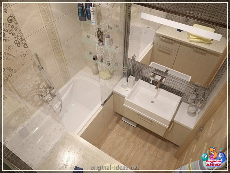 Baño en el apartamento - 55 fotos de las mejores ideas de diseño de interiores (baño, apartamento, fotos, ideas, diseño) Baño en el apartamento - 55 fotos de las mejores ideas de diseño de interiores