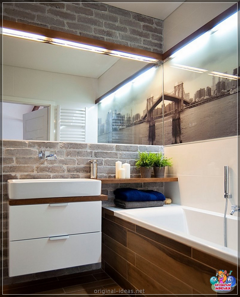 Baño en el apartamento - 55 fotos de las mejores ideas de diseño de interiores (baño, apartamento, fotos, ideas, diseño) Baño en el apartamento - 55 fotos de las mejores ideas de diseño de interiores