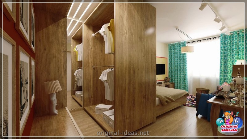 Armario en el dormitorio: 90 fotos de decisiones de diseño sobre el diseño del interior del dormitorio con un vestidor (armario, dormitorio, fotos, diseño, interior) Armario en el dormitorio: 90 fotos de decisiones de diseño sobre el diseño del interior del dormitorio con un vestidor