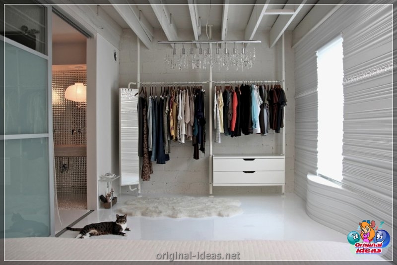 Armario en el dormitorio: 90 fotos de decisiones de diseño sobre el diseño del interior del dormitorio con un vestidor (armario, dormitorio, fotos, diseño, interior) Armario en el dormitorio: 90 fotos de decisiones de diseño sobre el diseño del interior del dormitorio con un vestidor