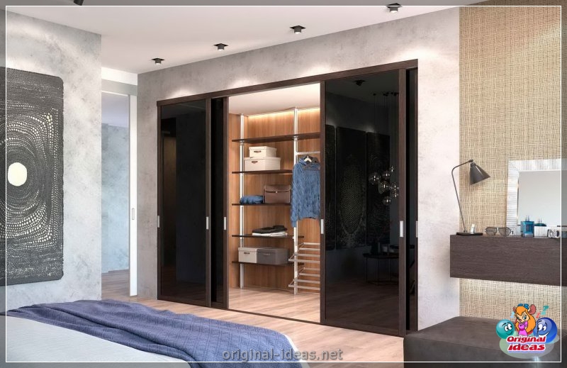 Armario en el dormitorio: 90 fotos de decisiones de diseño sobre el diseño del interior del dormitorio con un vestidor (armario, dormitorio, fotos, diseño, interior) Armario en el dormitorio: 90 fotos de decisiones de diseño sobre el diseño del interior del dormitorio con un vestidor