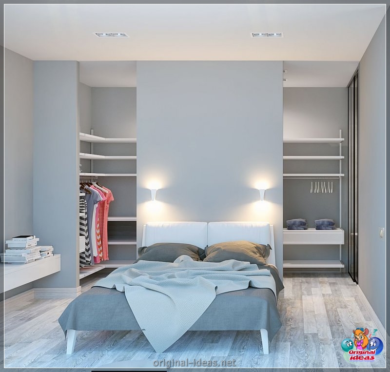 Armario en el dormitorio: 90 fotos de decisiones de diseño sobre el diseño del interior del dormitorio con un vestidor (armario, dormitorio, fotos, diseño, interior) Armario en el dormitorio: 90 fotos de decisiones de diseño sobre el diseño del interior del dormitorio con un vestidor