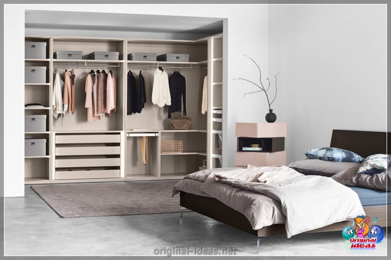 Armario en el dormitorio: 90 fotos de decisiones de diseño sobre el diseño del interior del dormitorio con un vestidor (armario, dormitorio, fotos, diseño, interior) Armario en el dormitorio: 90 fotos de decisiones de diseño sobre el diseño del interior del dormitorio con un vestidor