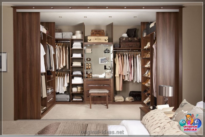 Armario en el dormitorio: 90 fotos de decisiones de diseño sobre el diseño del interior del dormitorio con un vestidor (armario, dormitorio, fotos, diseño, interior) Armario en el dormitorio: 90 fotos de decisiones de diseño sobre el diseño del interior del dormitorio con un vestidor