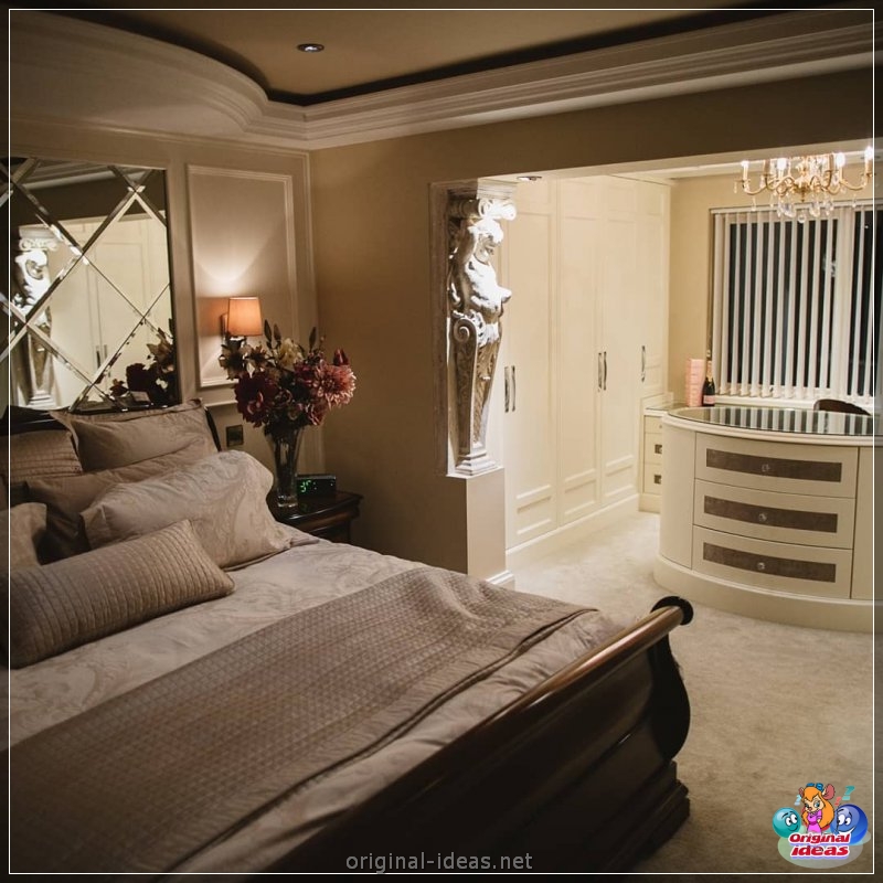 Armario en el dormitorio: 90 fotos de decisiones de diseño sobre el diseño del interior del dormitorio con un vestidor (armario, dormitorio, fotos, diseño, interior) Armario en el dormitorio: 90 fotos de decisiones de diseño sobre el diseño del interior del dormitorio con un vestidor