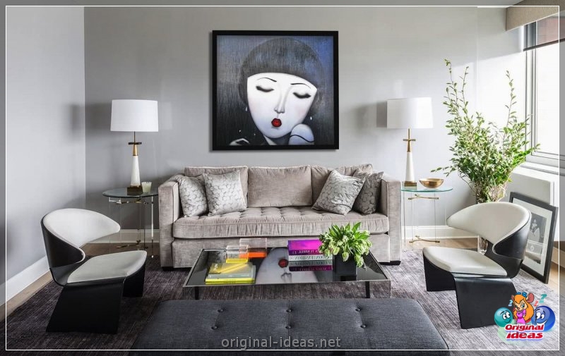 Modular paintings - a bright stroke in the interior (modular, paintings, interior, interior living room) Modular paintings - a bright stroke in the interior