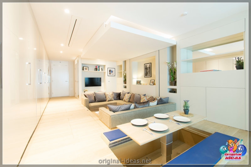 Apartament z jednym pokoju 40 kV. m. - 85 zdjęć najlepszych pomysłów wnętrza (pokoju, zdjęć, najlepszych, pomysłów, wnętrza, powierzchni metrów kwadratowych) Apartament z jednym pokoju 40 kV. m. - 85 zdjęć najlepszych pomysłów wnętrza