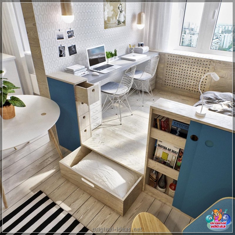 Apartament z jednym pokoju 40 kV. m. - 85 zdjęć najlepszych pomysłów wnętrza (pokoju, zdjęć, najlepszych, pomysłów, wnętrza, powierzchni metrów kwadratowych) Apartament z jednym pokoju 40 kV. m. - 85 zdjęć najlepszych pomysłów wnętrza