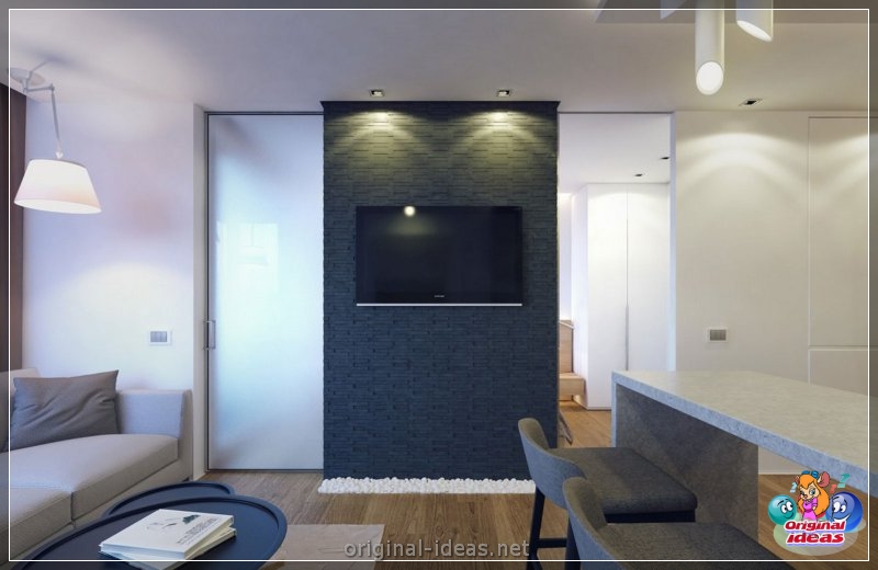 Apartament z jednym pokoju 40 kV. m. - 85 zdjęć najlepszych pomysłów wnętrza (pokoju, zdjęć, najlepszych, pomysłów, wnętrza, powierzchni metrów kwadratowych) Apartament z jednym pokoju 40 kV. m. - 85 zdjęć najlepszych pomysłów wnętrza