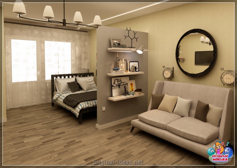 Apartamento 33 sq. metro. - 95 fotos de nuevos productos de diseño de interiores modernos (apartamento, metro, diseño, interiores) Apartamento 33 sq. metro. - 95 fotos de nuevos productos de diseño de interiores modernos