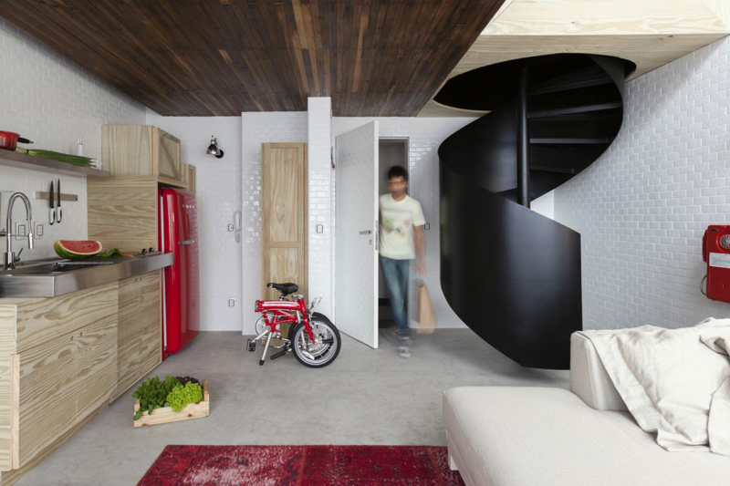 Apartamento 33 sq. metro. - 95 fotos de nuevos productos de diseño de interiores modernos (apartamento, metro, diseño, interiores) Apartamento 33 sq. metro. - 95 fotos de nuevos productos de diseño de interiores modernos